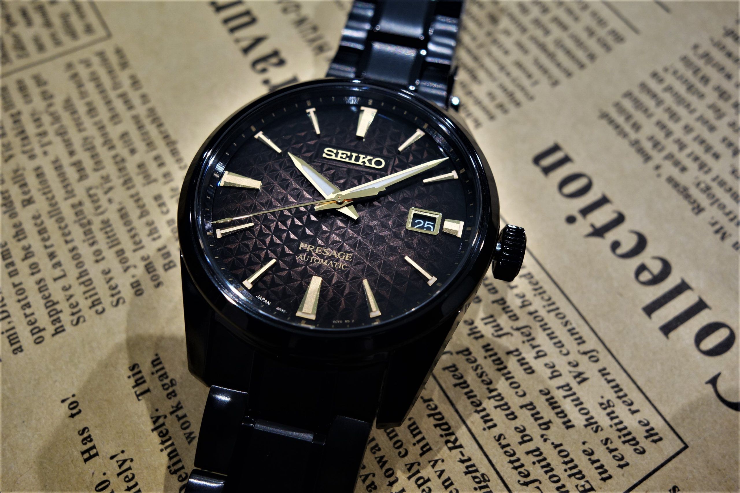 PRESAGE Sharp Edged Series セイコー創業140周年記念限定モデル「SARX085」