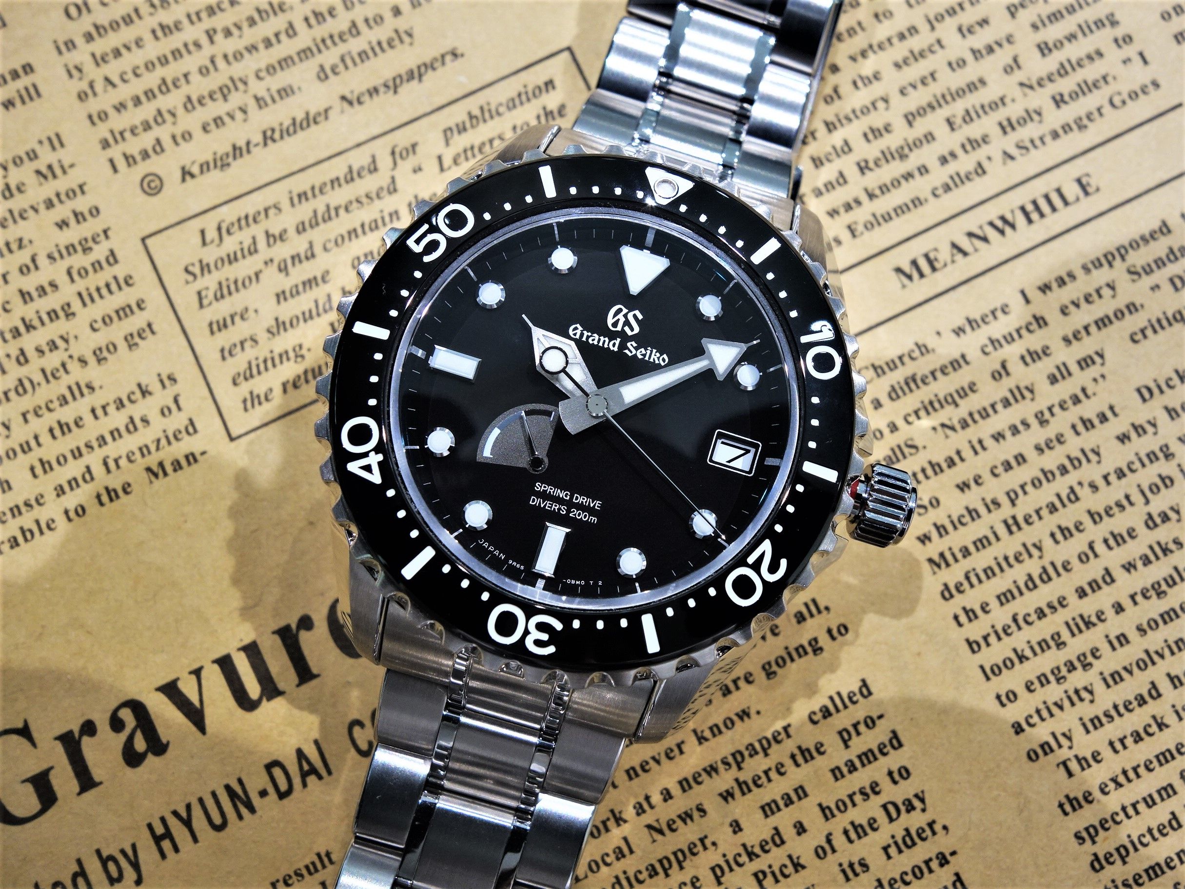 【製造終了】Grand Seiko Sport Collection マスターショップ限定モデル「SBGA229」
