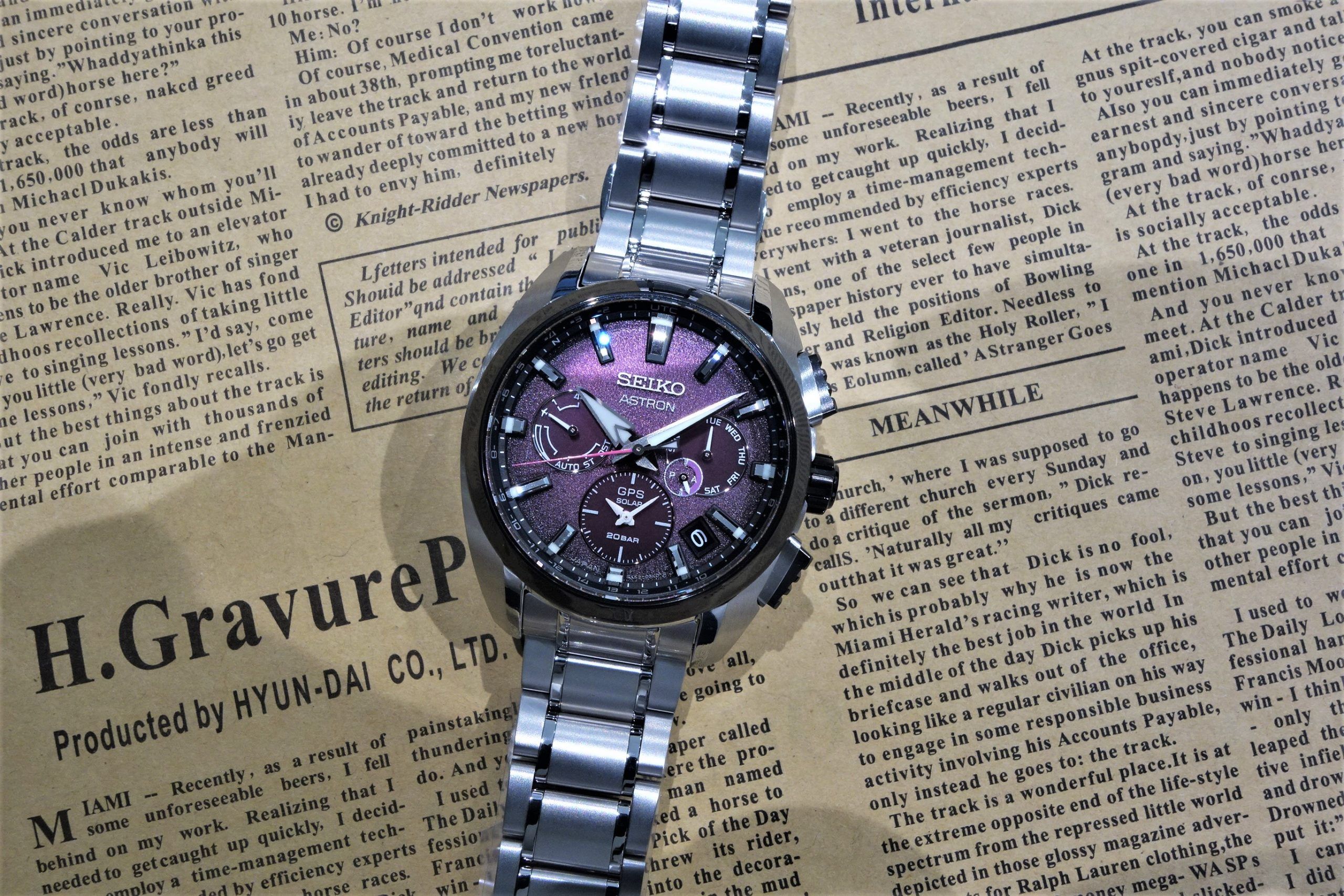 ASTRON グローバルライン スポーツ 5X チタン 2021限定モデル「SBXC101」（限定800本）