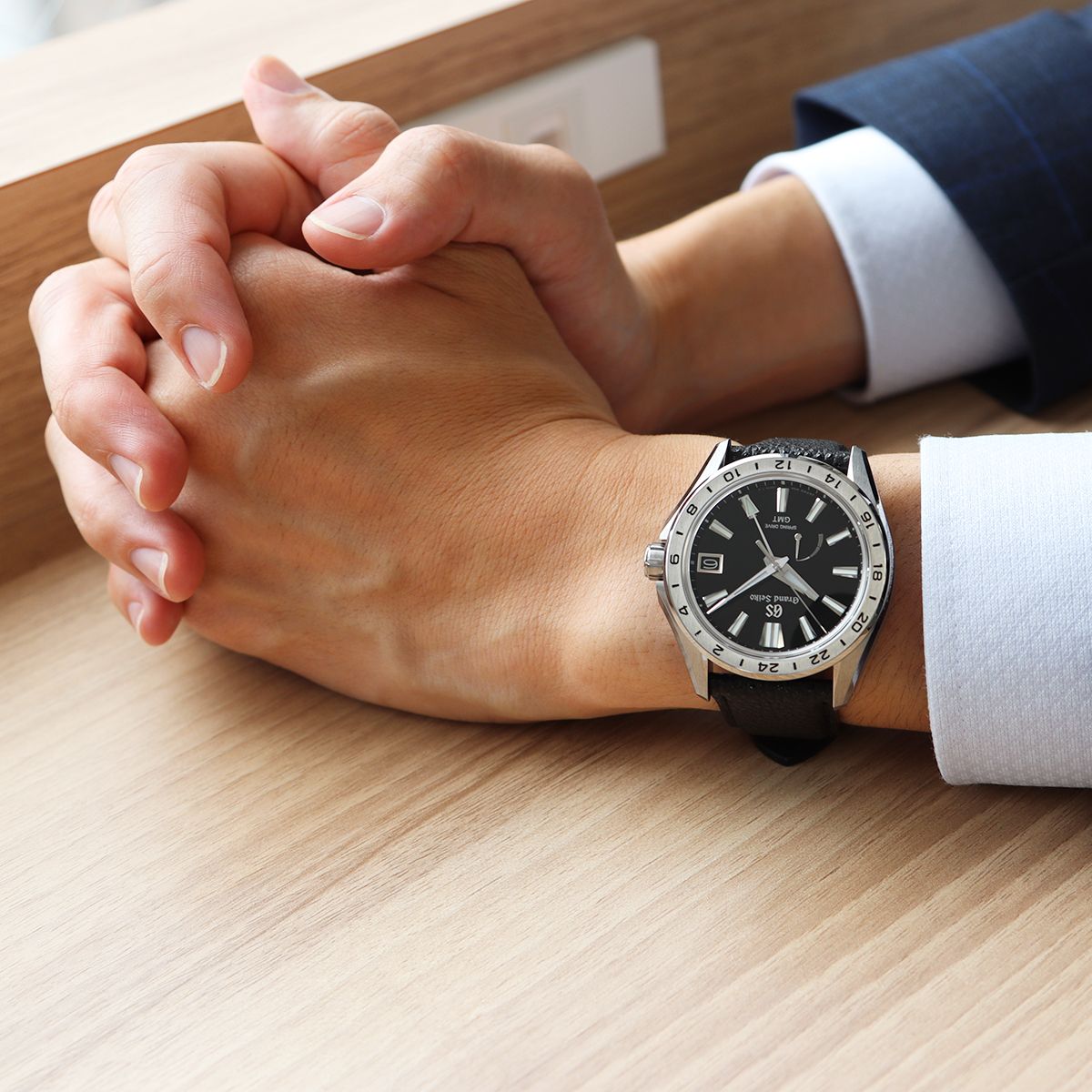 【姫路黒桟革】×【Grand Seiko SBGA283】